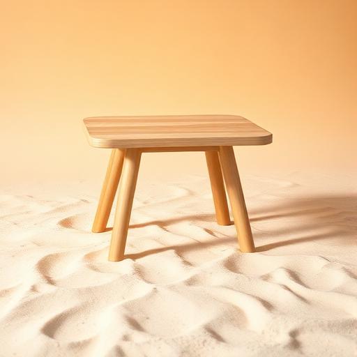 Mesa de centro de madeira